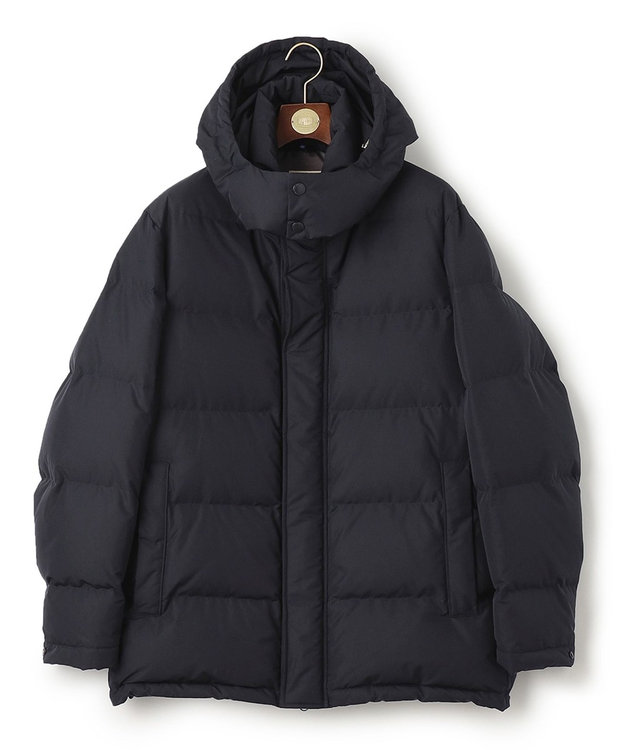 J.PRESS MEN 【デタッチャブルフード】サステナブル ダウンコート ネイビー系