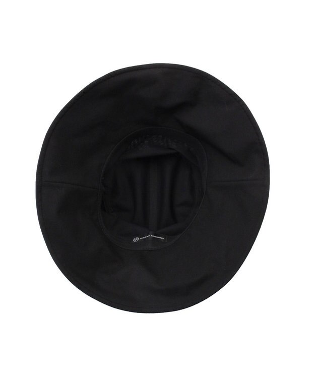 MOONBAT 【遮光100％/遮熱/UV】HIROKO KOSHINO(ヒロコ コシノ)遮光 ビッグリボンハット 帽子 広つば ゆったりMサイズ 手洗い可能/サイズ調整可能/日本製 ブラック