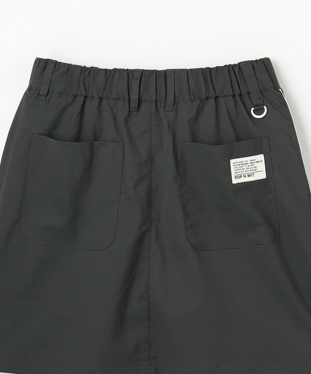 PW CIRCULUS 【WOMEN】サイドボタン デザインスカート ゴルフウェア レディース ブラック系