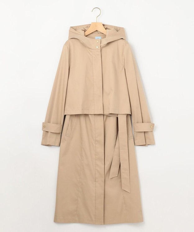 組曲 L 【WEB限定】3WAYギミックアウター ベージュ系