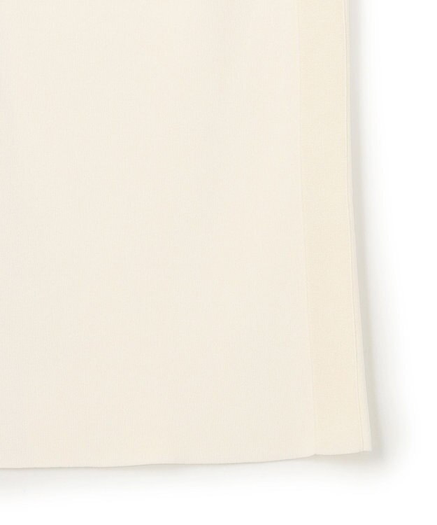 BEIGE， NADIA / 異素材ライン ストレッチニットスカート Ecru