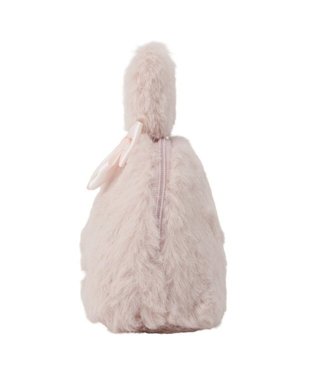 Maison de FLEUR イースターラビットフェイクファーポーチ Light Pink