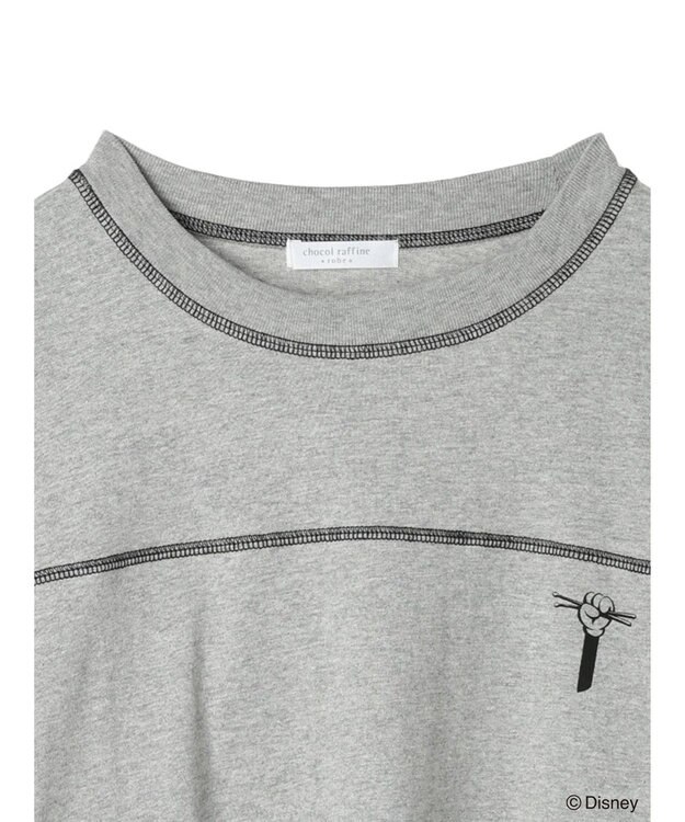 Green Parks Ｄｉｓｎｅｙ／配色ステッチチュニックII Gray Mixture