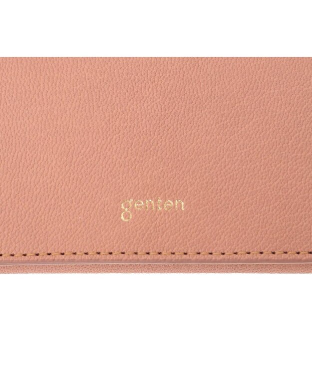 genten フレスコ 名刺入れ ピーチベージュ