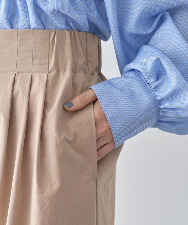 Green Parks ツータックイージーパンツ Beige