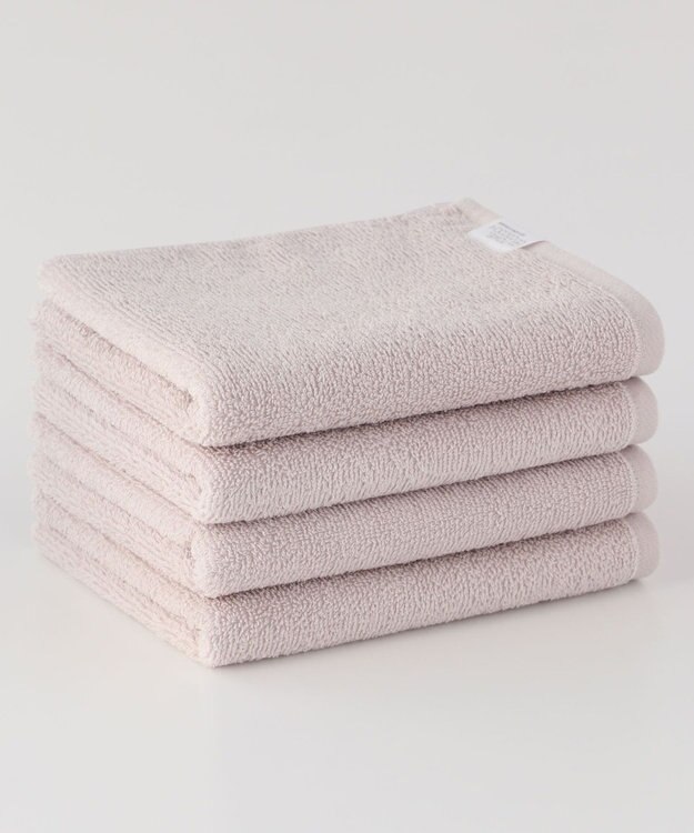 UCHINO 速乾からり フェイスタオル　4枚セット ライトベージュ