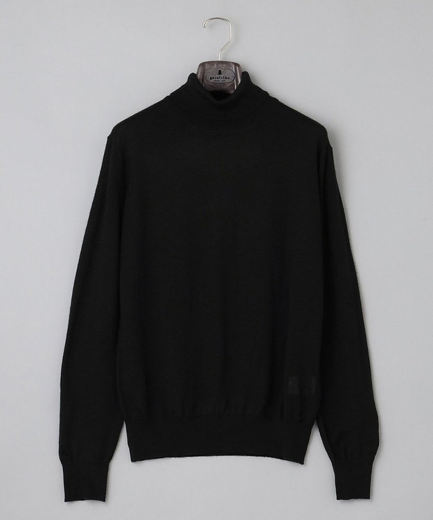 GOTAIRIKU 【ベーシックニット】ハイゲージタートルネック ニット ブラック系