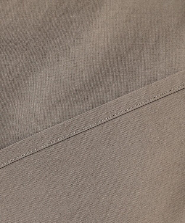 uncrave 【洗濯機洗い可】カラータイプライター ショートシャツ（uncrave WHITE） グレージュ