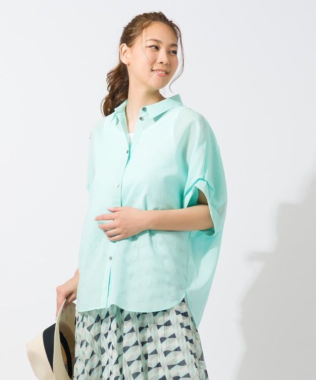 ONWARD Reuse Park 【ICB】ブラウス春夏 グリーン