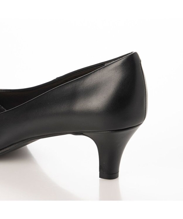 MODE ET JACOMO <carino>【レイン対応】ポインテッドトゥプレーンパンプス ブラック