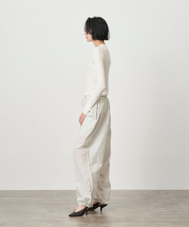 ATON WOOL CASHMERE SILK | クルーネックセーター WARM WHITE