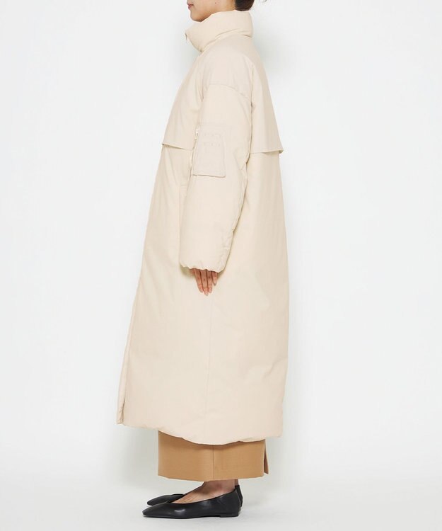 uncrave 【撥水・洗濯機洗い可】プルーフ ダウン ロングコート（uncrave WHITE） エクリュ