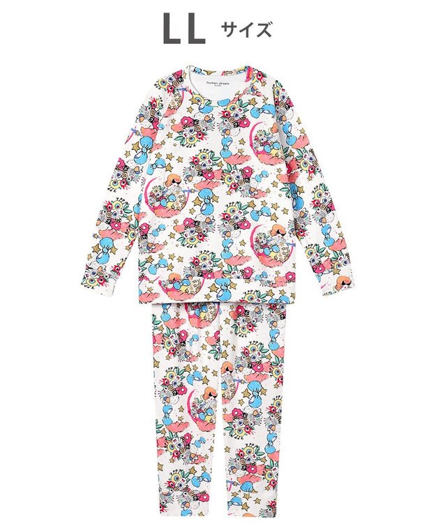 tsumori chisato SLEEP ツモリチサト パジャマ 綿100%(本体) あったか 長袖 長ズボン レディース UDW406 /ワコール