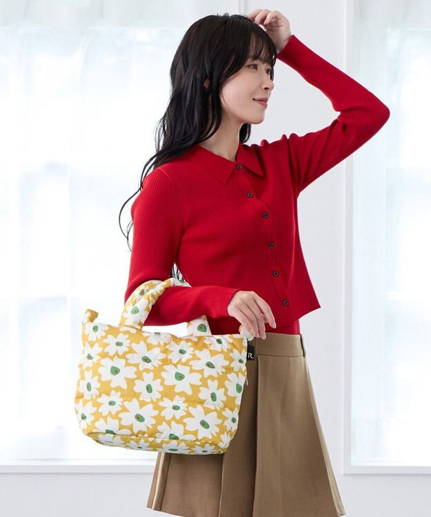 ROOTOTE 0696【弾む軽さフェザールー】FE.デリ.フラワーRTG-A 01：イエロー