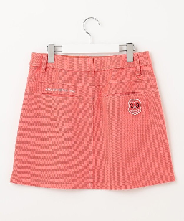 23区GOLF 秋冬の暖か定番スカート！【WOMEN】クロスサーモツイル 台形スカート ピンク系