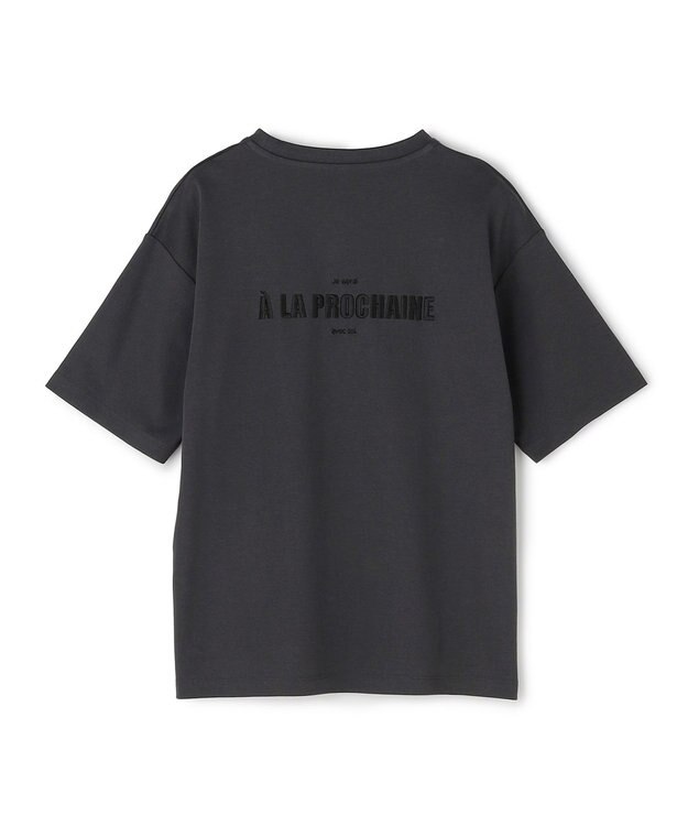 UNFILO BEAUTY FORM-T cotton ロゴ ハーフスリーブ Tシャツ チャコール