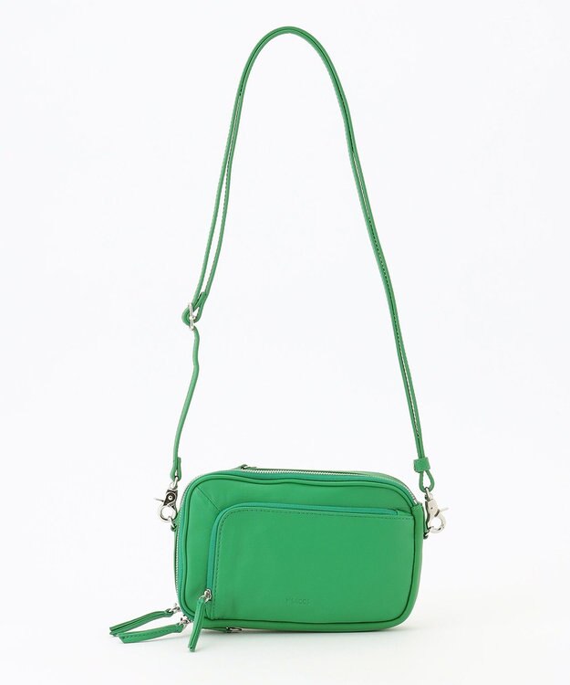 Y'SACCS イタリアンシープ多機能ポシェット グリーン