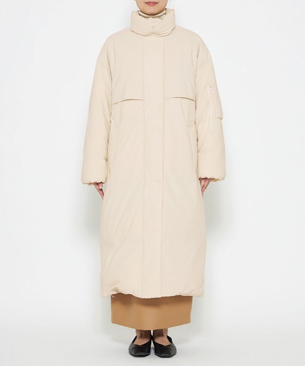 uncrave 【撥水・洗濯機洗い可】プルーフ ダウン ロングコート（uncrave WHITE） エクリュ