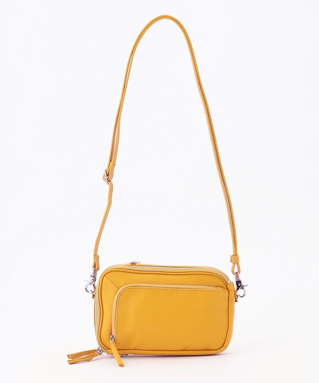 Y'SACCS イタリアンシープ多機能ポシェット マスタード