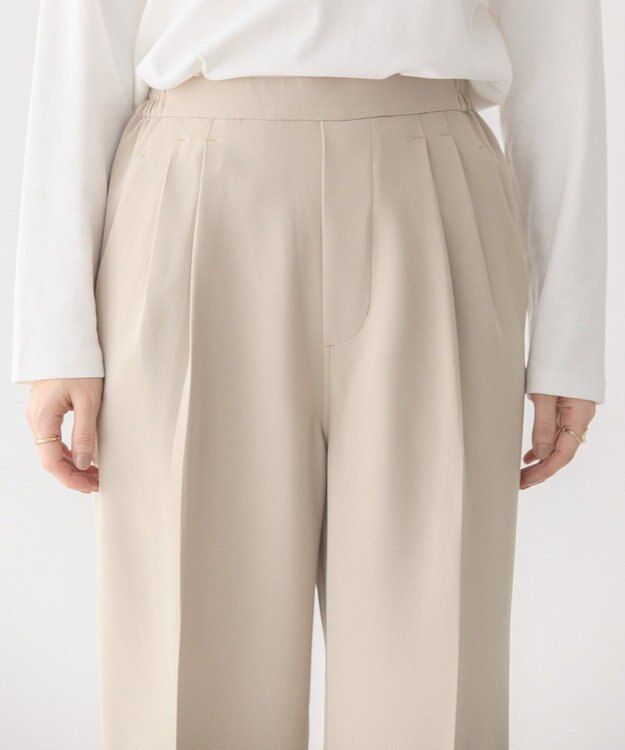 AMERICAN HOLIC 美・美・美Ｗクロスストレッチスラックスパンツ Beige