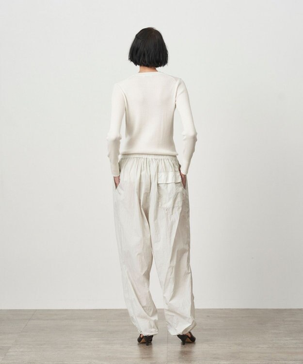 ATON WOOL CASHMERE SILK | クルーネックセーター WARM WHITE