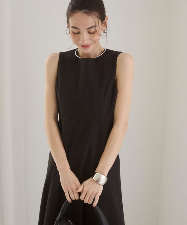 WEGO 【ANGIE VINTAGE】バックオープンノースリーブワンピース ブラック