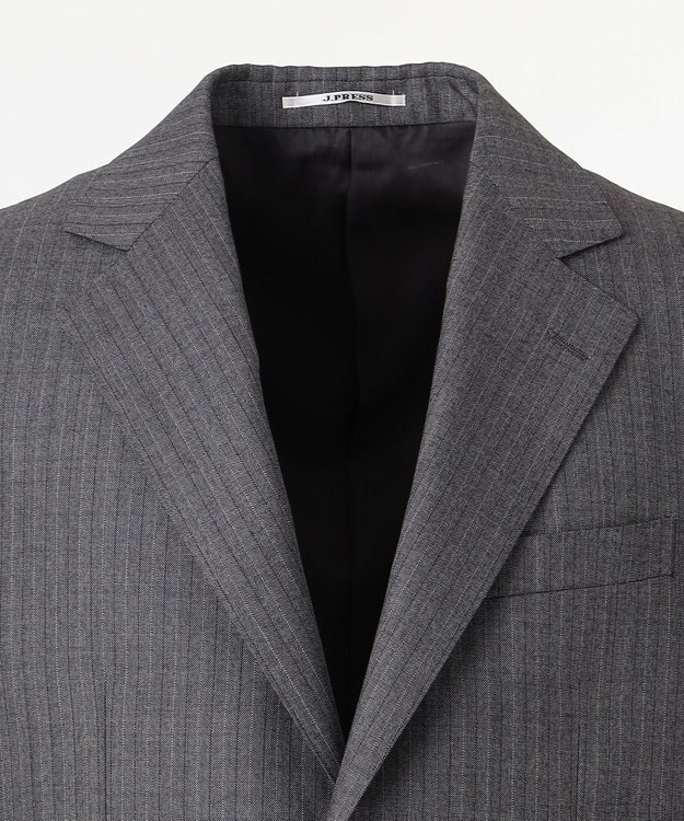J.PRESS MEN 【ESSENTIAL CLOTHING】ラスティックストライプ スーツ ライトグレー系1