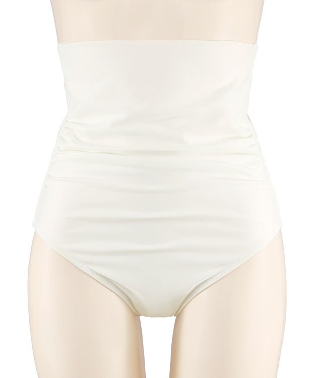 San-ai Resort（三愛水着楽園） 【San-ai Resort×PEACH　JOHNコラボ】【ナイスバディ水着】フリルワイヤービキニ　9M・11L　【San-ai Resort（サンアイリゾート）】 ホワイト