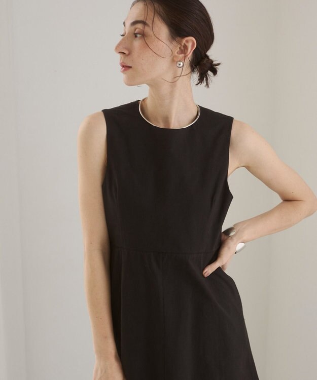 WEGO 【ANGIE VINTAGE】バックオープンノースリーブワンピース ブラック