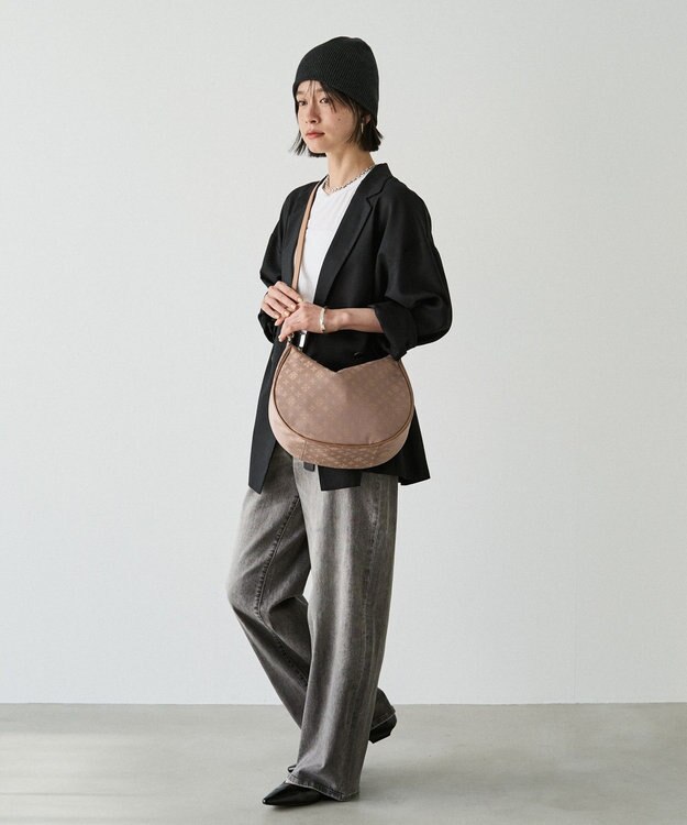 russet ナイロンジャガード2WAYショルダーバッグ(CE-1620) Mocha