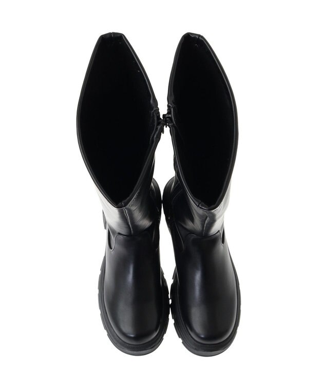 Green Parks ・ｍｉｎｉａ　ストレッチロングブーツ Black