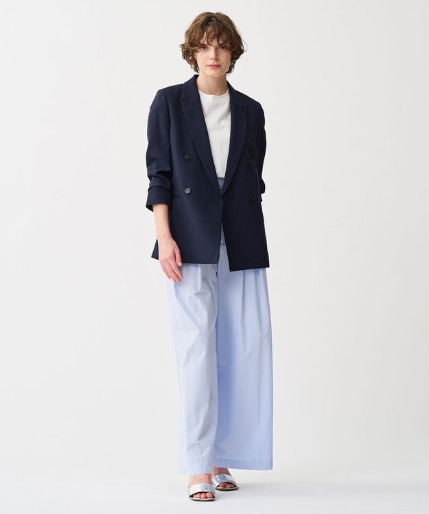 uncrave ウォッシャブルドライサップ ジャケット ネイビー