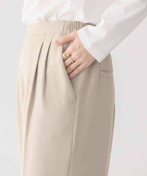AMERICAN HOLIC 美・美・美Ｗクロスストレッチスラックスパンツ Beige