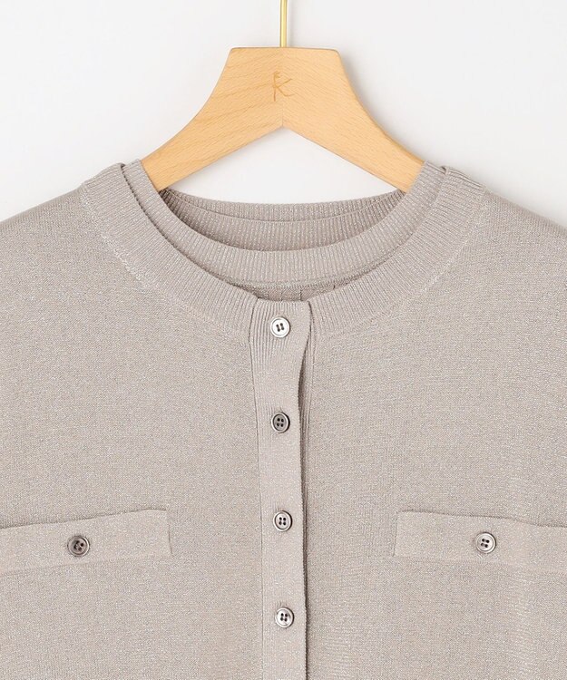 組曲 L 【先行予約】ライトラメニット アンサンブル グレージュ系