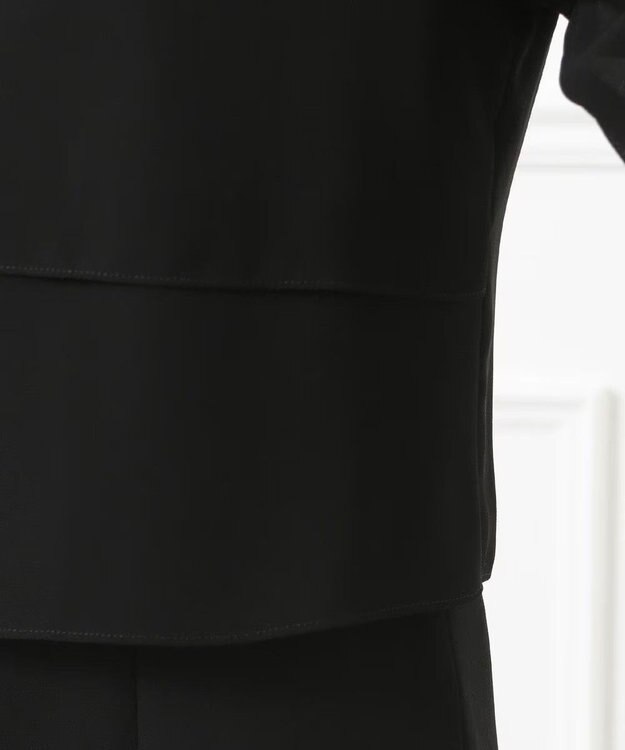 自由区 FORMAL 【人気NO.1 / 洗える】ボレロ風ワンピース ブラック系