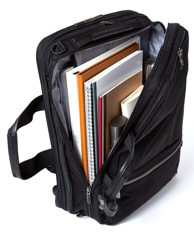 ACE BAGS & LUGGAGE 【WEB限定】ACE ヴィターラ ブロックリップ 3WAYバッグ ビジネスリュック B4サイズ 68223 ブラック