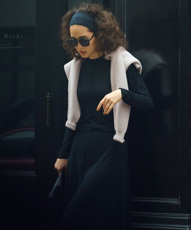 23区 S 【洗える】コットンリリー ニットブルゾン ライトグレー系