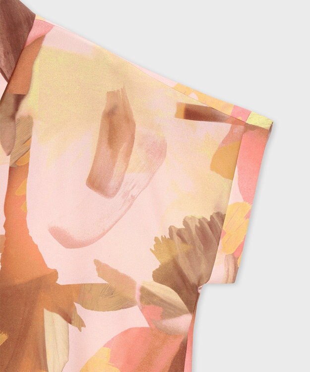 Paul Smith Floral Paint 半袖シャツ コーラル