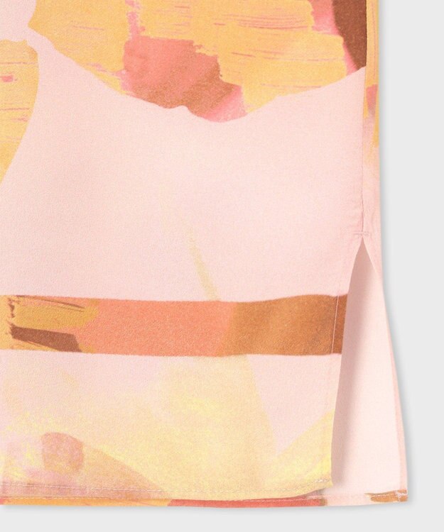 Paul Smith Floral Paint 半袖シャツ コーラル