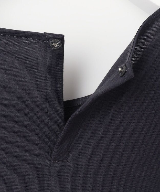 23区 【洗える】ドライコットンジャージー イレギュラーヘムワンピース グレー系