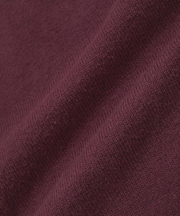 AMERICAN HOLIC コットンブレンドクルーネックカーディガン Bordeaux