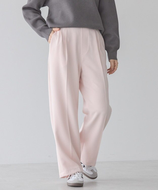 AMERICAN HOLIC 美・美・美Ｗクロスストレッチスラックスパンツ Light Pink