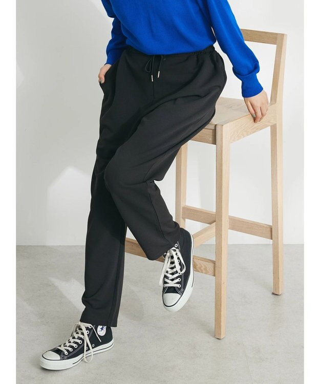 CRAFT STANDARD BOUTIQUE ストレッチカラーイージーパンツ Black
