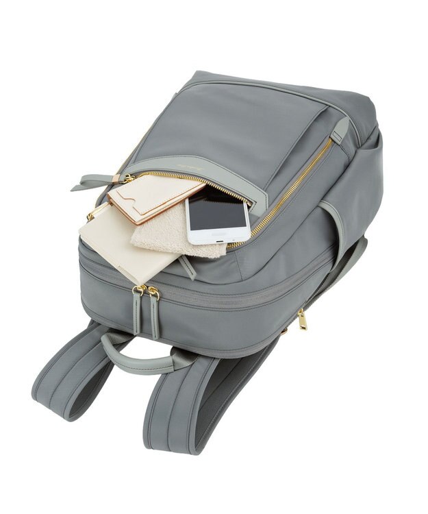 ACE BAGS & LUGGAGE Jewelna Rose リラ リュックサック A4/14.0インチPCサイズ 16362 ジュエルナローズ グレー