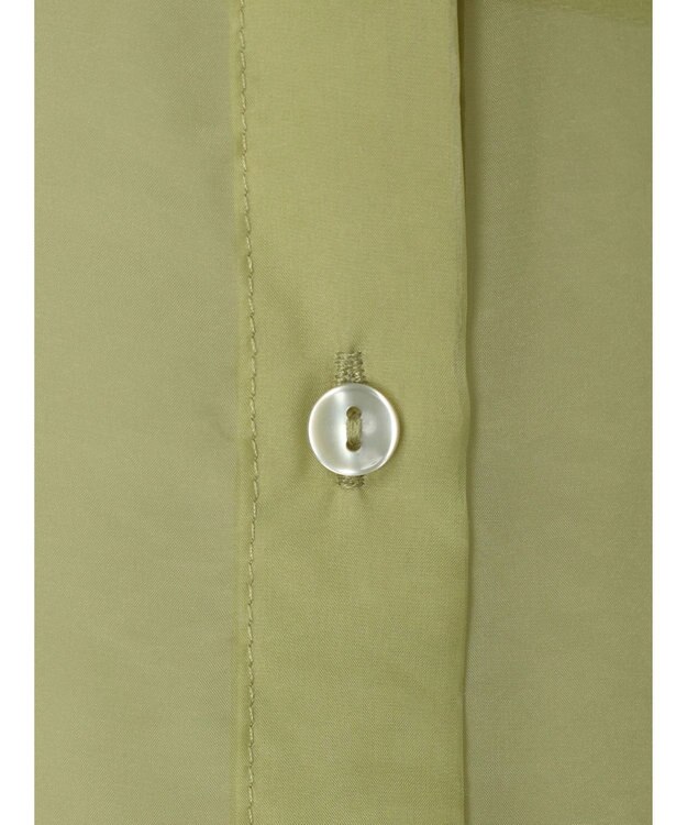 earth music&ecology ソデスリットクロップドシャツ Lime Green