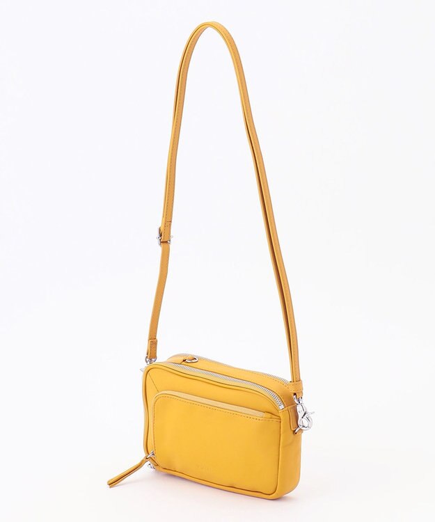 Y'SACCS イタリアンシープ多機能ポシェット マスタード