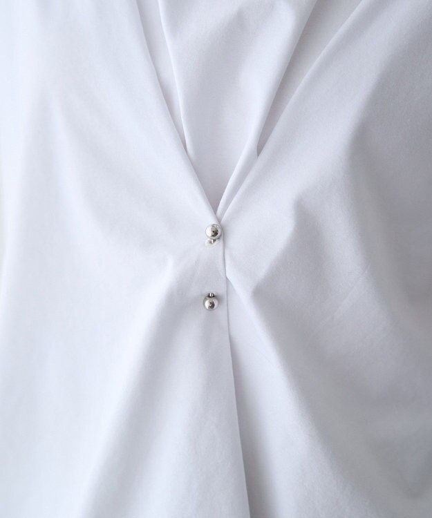 YECCA VECCA ピン付きドレープカットソー Off White