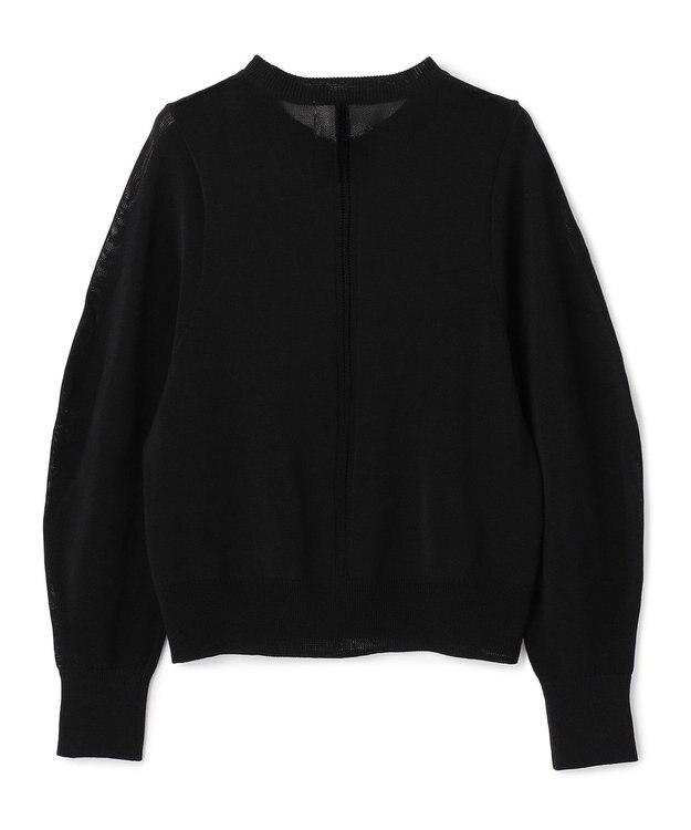 BEIGE， ARSENOPY / コットンドライタッチクルーネックニット Black