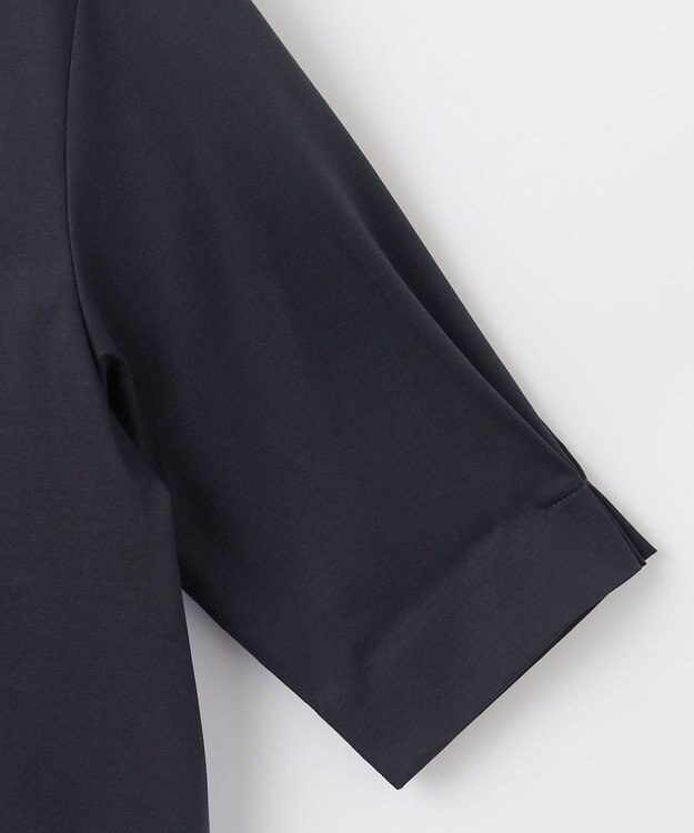 J.PRESS LADIES L プレーティングジャージー ブロッキング カットソー ネイビー系