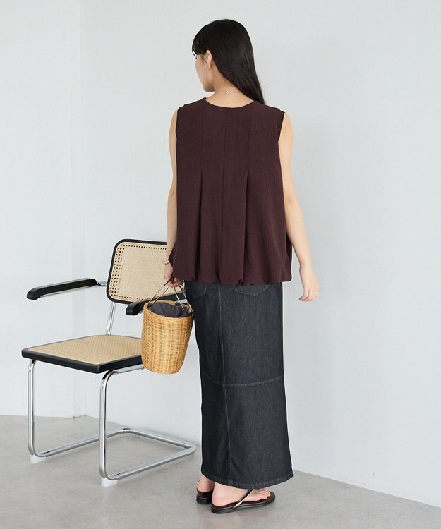CRAFT STANDARD BOUTIQUE タックバルーンプルオーバー Dark Brown